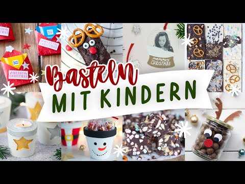 Basteln mit Kindern | einfache und schnelle Bastelideen für Weihnachten |  TRYTRYTRY