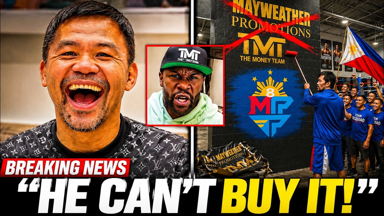 Floyd Mayweather's WORST NIGHTMARE! Manny Pacquiao Takes Control of His Gym