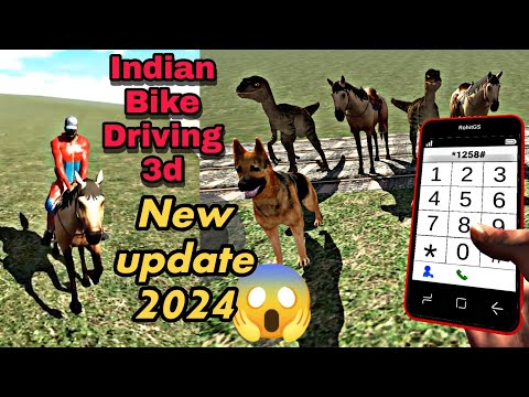 All Animals Cheat Codes 😱 india bike driving 3D bangla