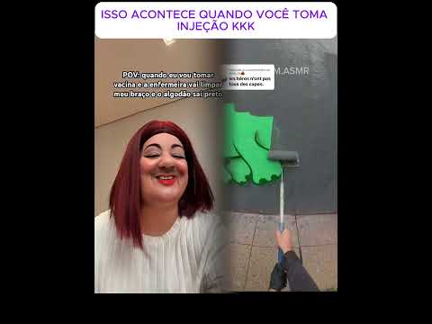 ISSO ACONTECE QUANDO VOCÊ TOMA INJEÇÃO KKK #shortvideo #shorts #short