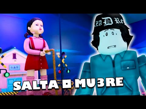 ¡Salté la cuerda en El Juego del Calamar y casi MUER0! 😱 | Squid Game Roblox
