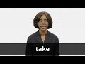Understanding the Concept of 'Take'