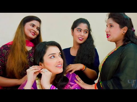 आम्रपाली दुबे के घर पहुंची उनकी फ्रेंड | Raja Doli Leke Aaja | Bhojpuri Movie Scene