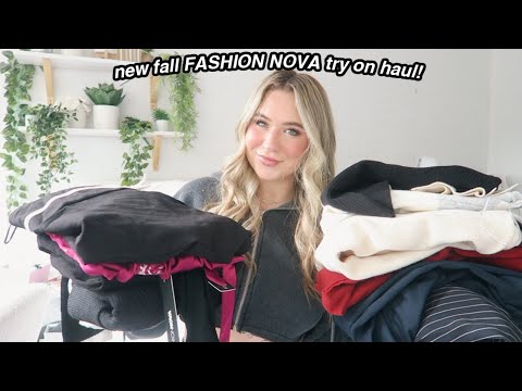 NEW fall FASHION NOVA try on clothing haul 2024!