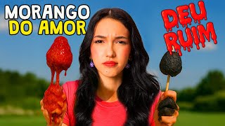 TENTEI FAZER O MORANGO DO AMOR E DEU MUITO RUIM