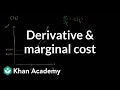 Understanding Cost Functions and Marginal Analysis