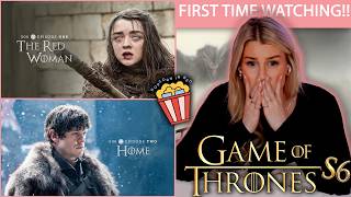 GAME OF THRONES S6:1-2 | "THE RED WOMAN" & "HOME" | REACTION