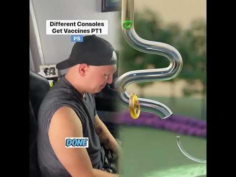 Consoles get flu shot PT1 #funny #comedy #relatabl