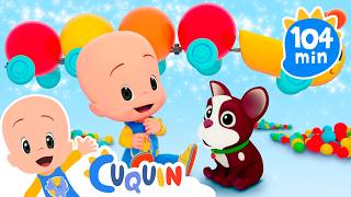 A Lagarta Colorida e mais vídeos com Cuquin 🐛 Desenhos animados para bebês