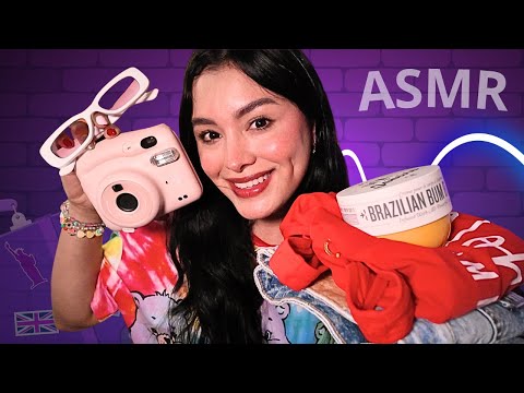 🌴 Te ayudo a EMPACAR tu MALETA  🧳🏖️ para tus vacaciones I ASMR en mi cuarto I Ges ASMR