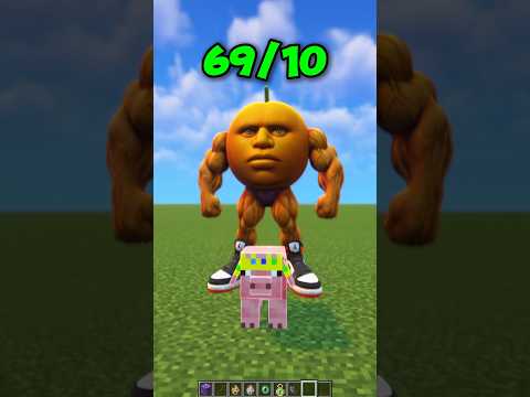 MINECRAFT WHICH MOB DID IT BETTER?🤔 WITCH, CREEPER, LEGEND🤯 #shorts