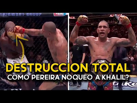 ¿Cómo Alex Pereira NOQUEO a Khalil Rountree Jr? | Pereira vs Rountree ANÁLISIS | UFC 307