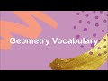 Exploring Geometry Vocabulary