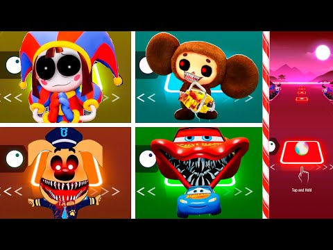 The Amazing Digital Circus Vs Cheburashka Exe Vs Sheriff Labrador Exe Vs Lightning Mcqueen Eater