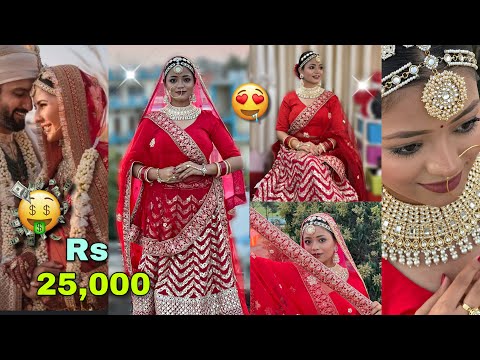 I Spend Rs 25,000/-😱Recreated Kaitrina Kaif Bridal Look /Traditional Celebrity Look On A Budget🥀