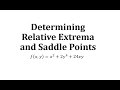 Critical Points and Partial Derivatives