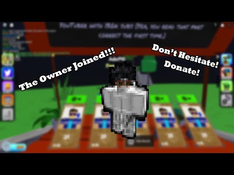 The OWNER Joined While Recording! | Roblox Pls Buy Me