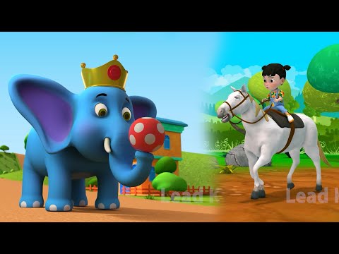 Hathi Raja & Billi Mausi Billi Mausi - हाथी राजा और बिल्ली मौसी बिल्ली मौसी | Kids Rhymes | Balgeet