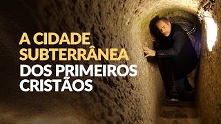 Os PRIMEIROS CRISTÃOS se ESCONDIAM AQUI! Explorei Cidades Subterrâneas INTEIRAS na CAPADÓCIA