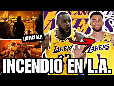 😱 ¡¡POR FIN!! 🚨 ¡¡¡YA ES OFICIAL!!! 💥¡¡¡PROHIBIDO JUGAR MÁS!!! ⚠️INCENDIOS EN LOS ANGELES LAKERS NBA