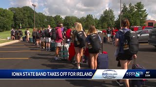 Cyclone Marching Band leaves Ames for Dublin on Wednesday