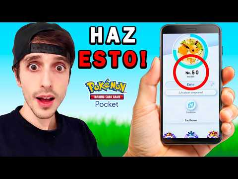 🚀 Cómo SUBIR RÁPIDO DE NIVEL en Pokémon TCG Pocket (Y Hacerte Rico de Sobres)🤑