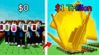 $0 to $1 Trillion in 100 Hours! Using 5 Accounts in Grow a Garden