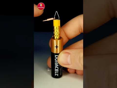 பென்சில ✏️ வச்சி இப்படியும் பண்ணலாமா😱 | மேக் soldering Gun in Pencil #making #experiment #diy