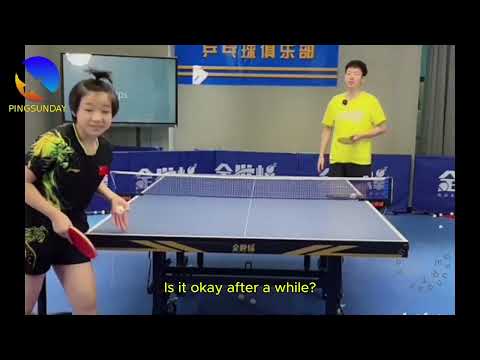 How to return the reverse pendulum serve (coach Fang Bo)