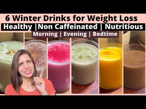 6 Healthy Cozy Non-Caffeinated Winter Drinks for Weight Loss | Easy Nutritious Recipes for Wellness