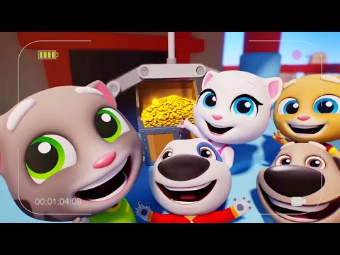 Talking Tom Hero Dash, Talking Tom Time Rush, Talking Tom Gold Run - All Trailers