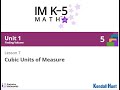 Volume and Measurement Concepts
