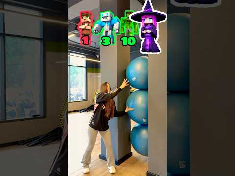 🐱Punch Minecraft challenge/ Villager sv Golem sv Zombie sv Witch #challenge #shorts #minecraft