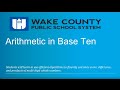 Long Division and Base-10 Concepts