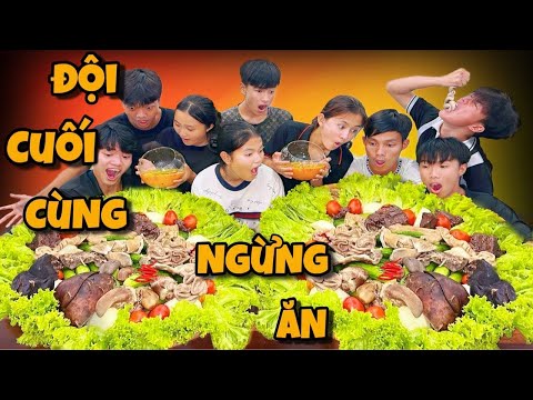 Anh Ba Phải Vlogs | Thử Thách Đội Cuối Cùng Còn Ăn Bộ Đồ Lòng Khổng Lồ