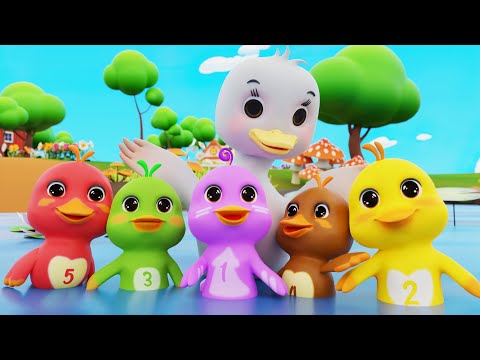 5 Little Colors Ducks 🐥🐥 Five little Duck song | Thieu Nhi Music Baby Songs & Nursery Rhymes