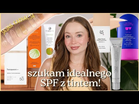 ☀️PRZEGLĄD FILTRÓW PRZECIWSŁONECZNYCH Z TINTEM☀️ | JASNA KARNACJA