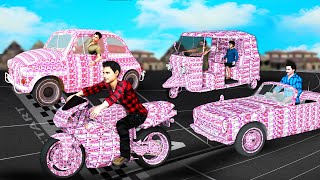 জাদুকরী টাকার যানবাহন Magical Money vehicles  | Bangla Golpo | Bangla Cartoon | Grandma Tv Bengali