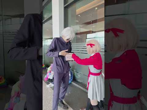 กระโดด 2 ครั้ง ให้ 20 #cosplay #zombiesensei #gojo #cosnichi