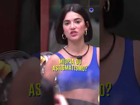 MARI GONZALEZ DIZENDO QUE TEM 26 GRAUS DE MIOPIA 😂 | BBB #shorts