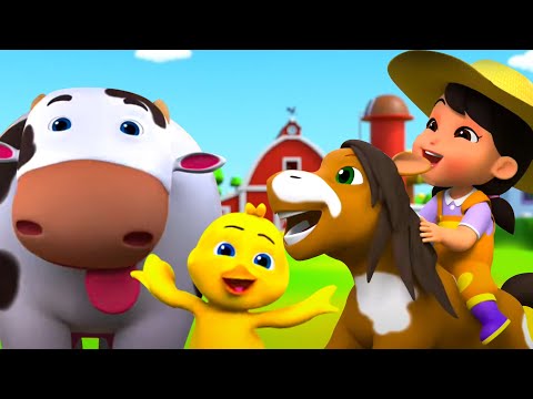 Sounds The Animals Make, Animal Sound Song + More Nursery Rhyme and Kids Learning Video