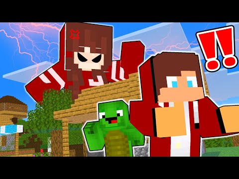 Maizen : JJ's sister is the boss of the family - Minecraft Parody Animation Mikey and JJ