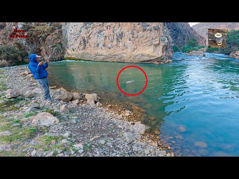 Captura perfecta de trucha grande. || How to catch a giant trout.