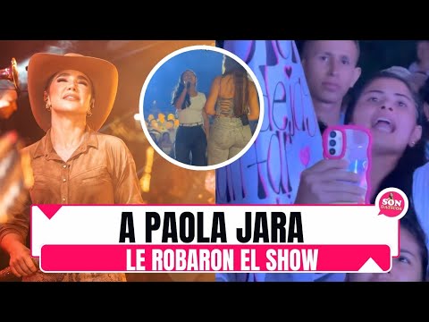 A Paola Jara le robaron el show en su propia cara😮