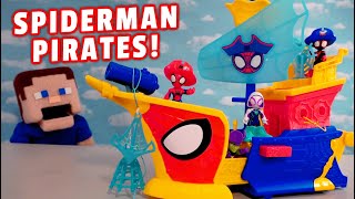 Spiderman Spidey and His Amazing Friends Water Webs Ships Ahoy Pirate Ship
