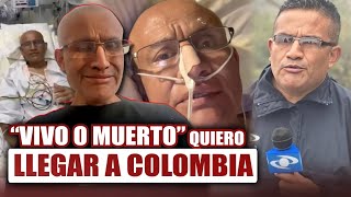 ¡ROMPE EN LLANTO!  Fredy Calvache suplica al Presidente Petro ayuda para volver a Colombia