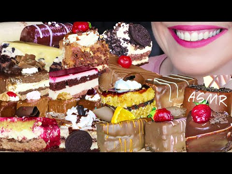 SUPER CREAMY MOUSSE CAKE SLICES - Compilation 🍰 | No Talking Mukbang - 먹방 | Real Eating Sounds