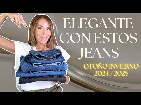 COMO VERSE ELEGANTE CON JEANS OTOÑO INVIERNO 2024