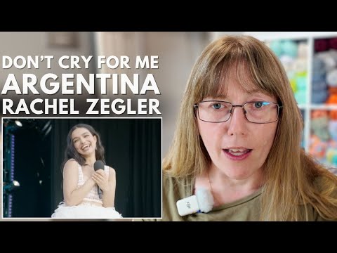 Superb! Vocal Coach Reacts to Rachel Zegler 'Don't cry for me argentina' West End LIVE