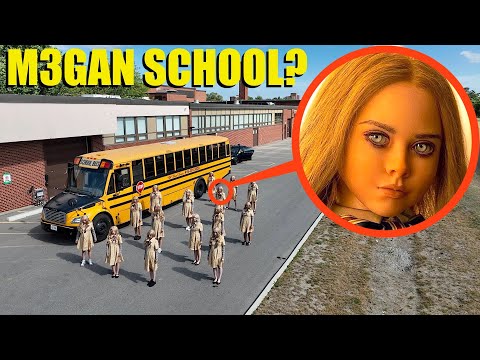 if you ever see the M3GAN School Bus at School, Drive Away Fast!! (They are very Bad!!)